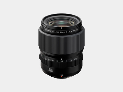 Fujifilm Fujinon GF 55mm f/1.7R WR Lens for Fujifilm G Mount