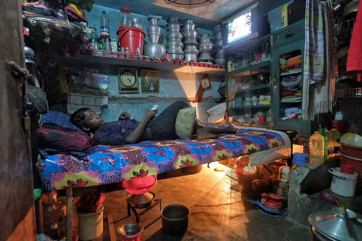 Typical camp tent at evening time<p>© MD Saiful Amin</p>