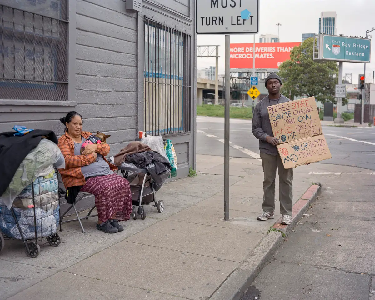 Maria and Joseph, Bryant at 5th Street, 2017<p>© Janet Delaney</p>