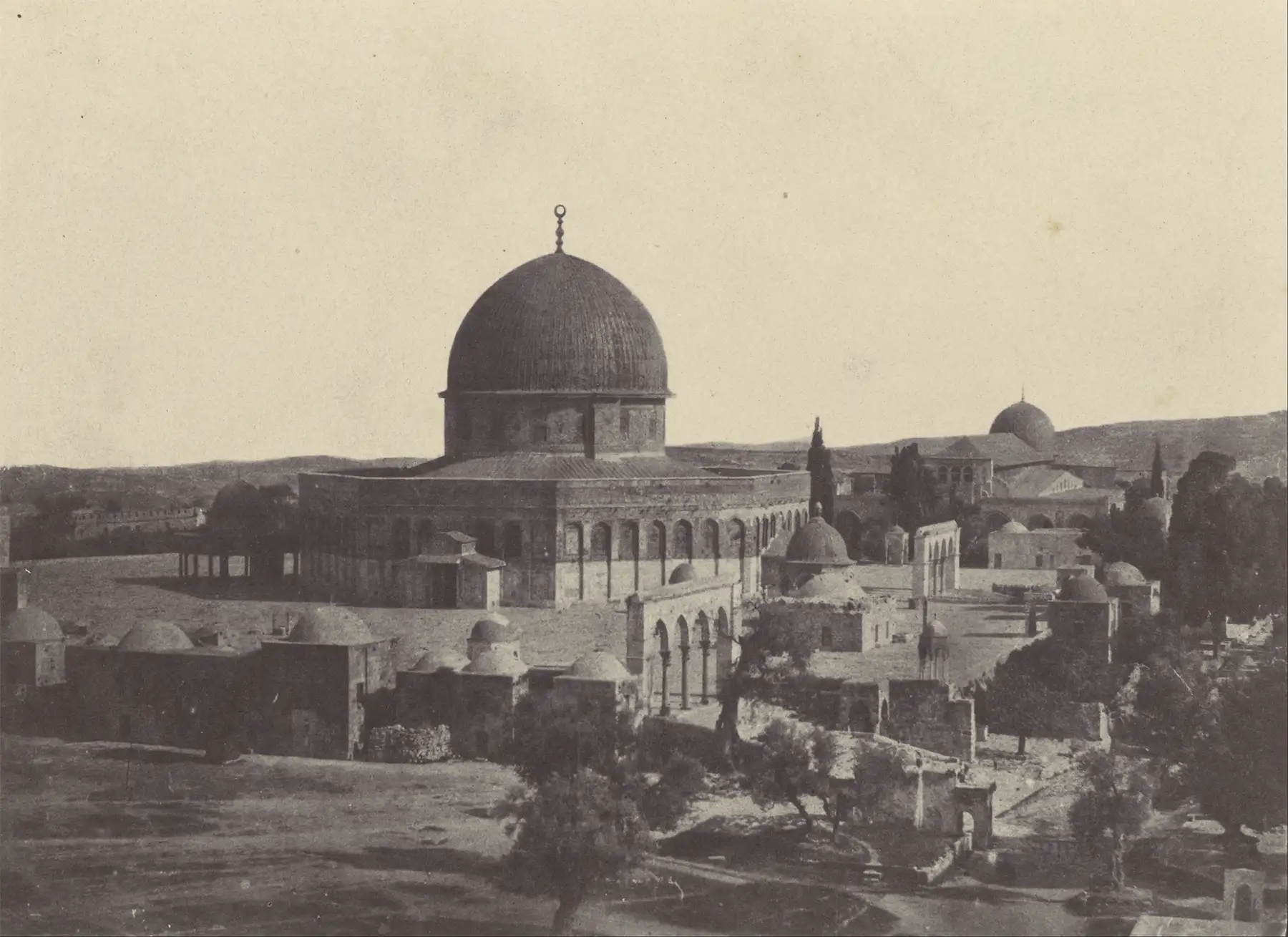 Palestine. Jérusalem. Mosquée d’Omar, negative August 20 1850; print 1852.<p>© Maxime Du Camp</p>