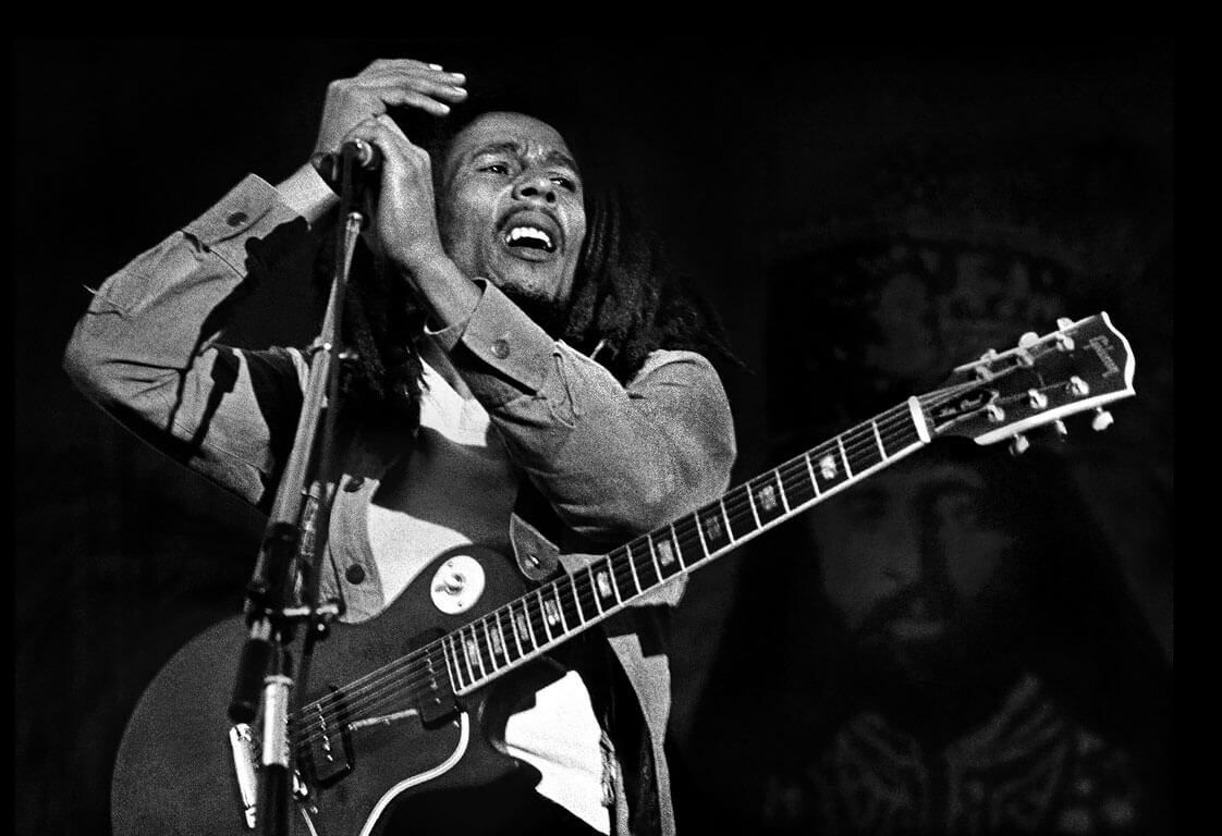 Bob Marley 1977<p>© Joakim Strömholm </p>