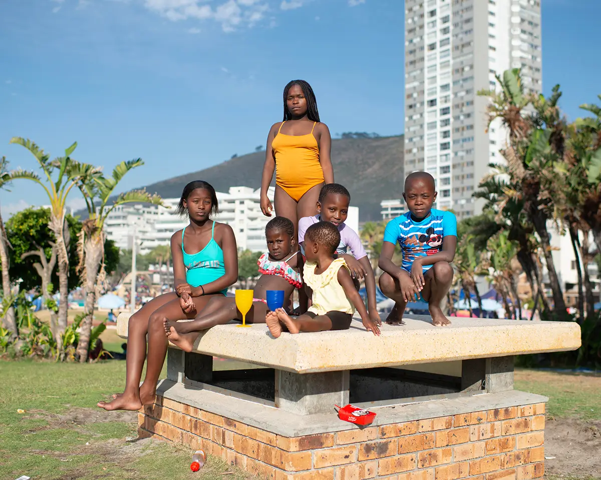 Awurve, Lumi, Ezile, Omphile, Amahle and Misavuyo,Sea Point Pavilion, Cape Town, ’Ballade’<p>© Michelle Sank</p>