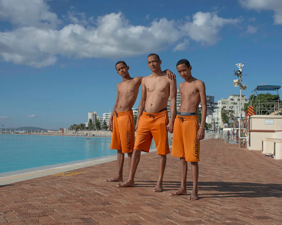 Jason and twin sons Lucian and Ethan,Sea Point Pavilion, Cape Town, ’Ballade’<p>© Michelle Sank</p>