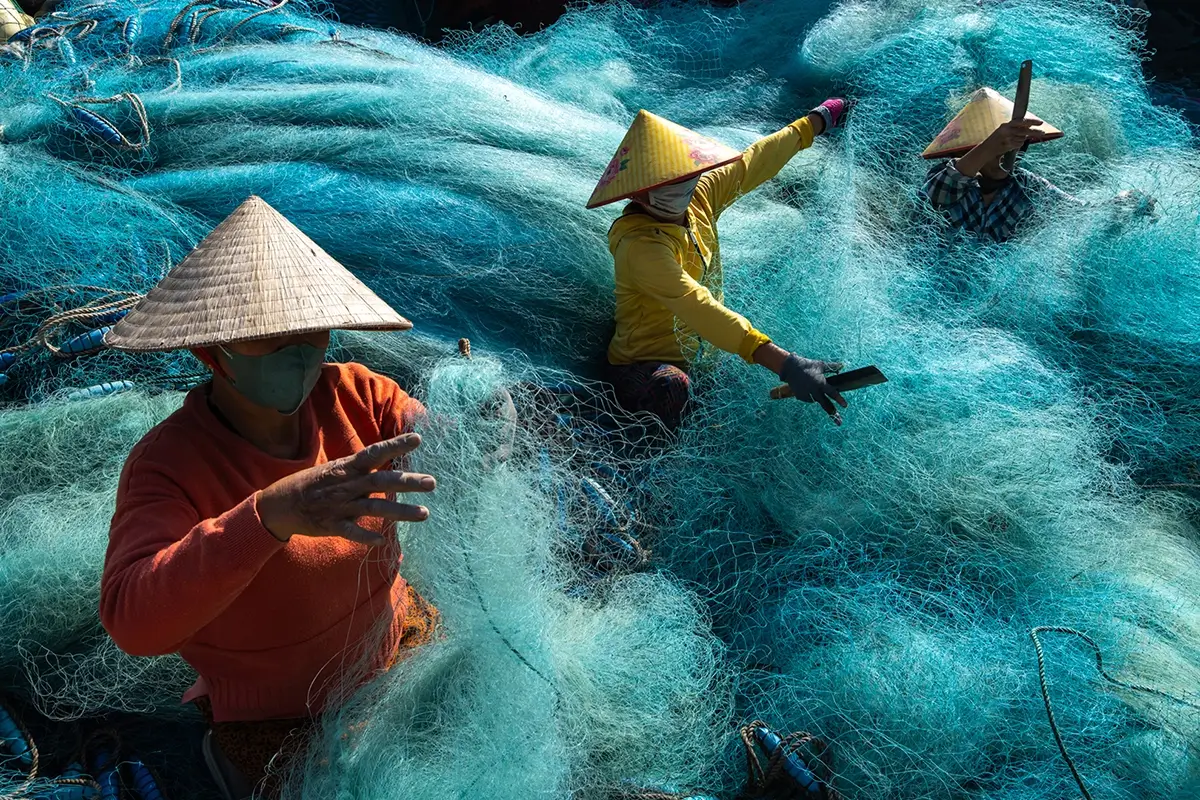 Fishing Net Workers<p>© Saurabh Sirohiya</p>