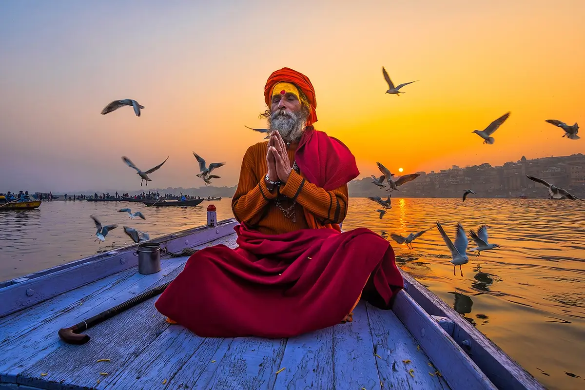 Praying Sadhu<p>© Saurabh Sirohiya</p>